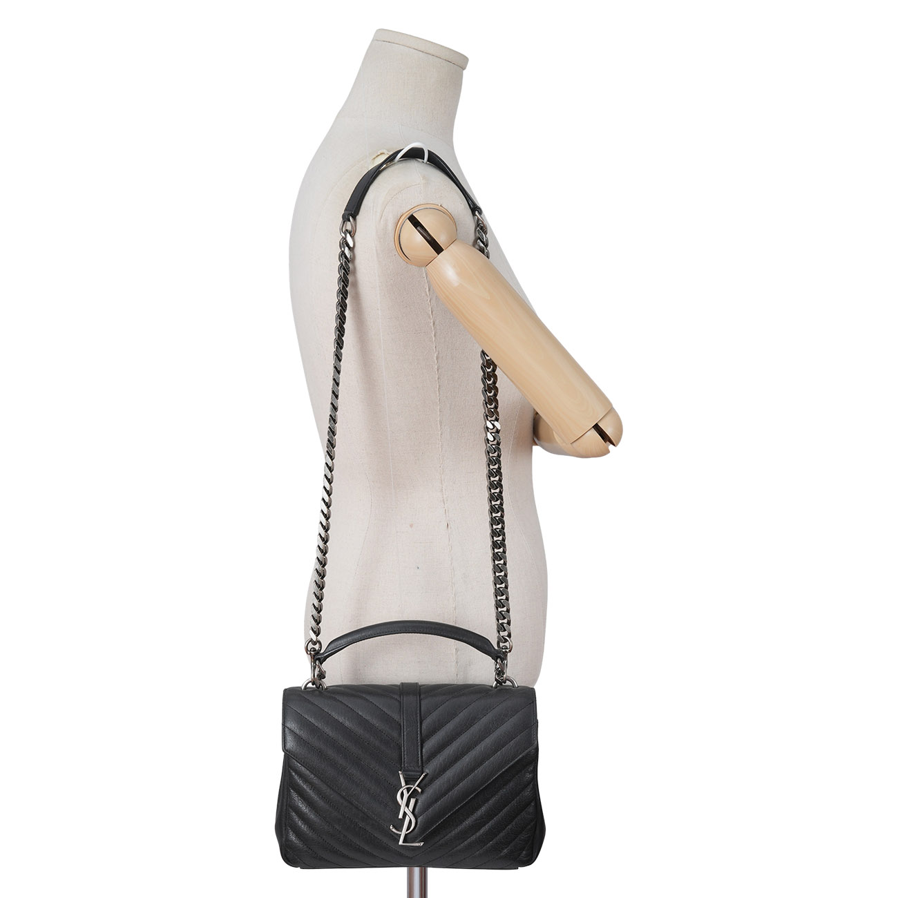 YVES SAINT LAURENT(USED)생로랑 392737 모노그램 컬리지
